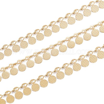 Ручная работа вакуумное покрытие pvd нержавеющая сталь 304 пластины подвески цепи CHS-M004-12G-1