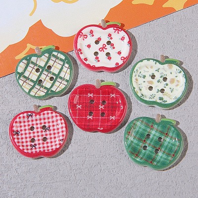 Пластиковые кнопки Apple с 4 отверстием BUTT-F066-01-1