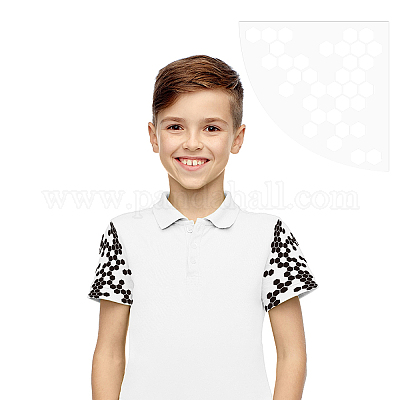 Акриловый шаблон тай-дай DIY-WH0347-038-1