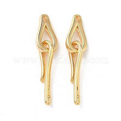 Латуни крюка и S-крючок застежки KK-Z136-41C-G-1