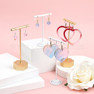 Наборы силиконовых форм для сережек в форме сердца своими руками DIY-OC0002-79-1