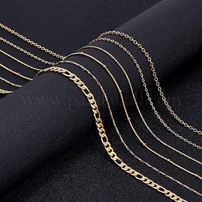 Цепочка из нержавеющей стали 304 NJEW-UN0001-10G-1