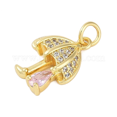 Стойки обшивки латунь микро проложить Циркон подвеску KK-R166-02G-05-1