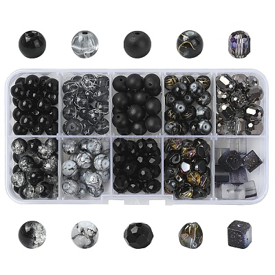 Стеклянные бусины&nbsp;GLAA-YW0004-75C-1