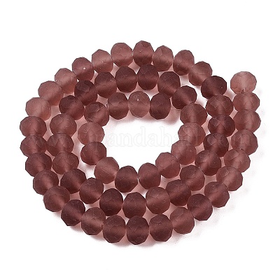 Прозрачные стеклянные бусины&nbsp;X-EGLA-A044-T8mm-MD13-1