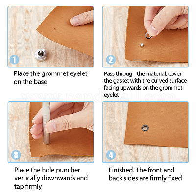 1 набор железных дыроколов DIY-FH0005-83-1