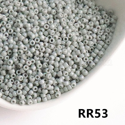 Непрозрачный 11/0 стеклянный бисер&nbsp;SEED-I013-2mm-RR53-1