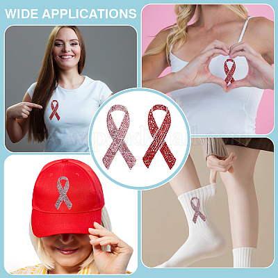 12 шт. 2-х цветные нашивки с горячим клеем и стразами PATC-FG0002-50-1