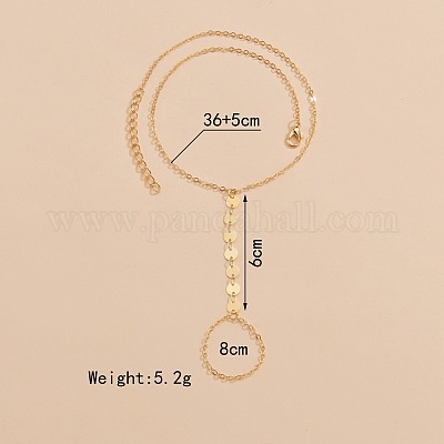 Сплав плоские круглые звенья браслеты кольца для женщин FS-WG2E176-01-1