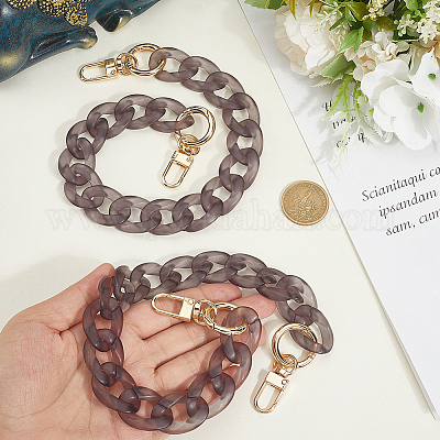 2 шт. акриловые витые ручки для сумок&nbsp;DIY-BBC0002-81-1