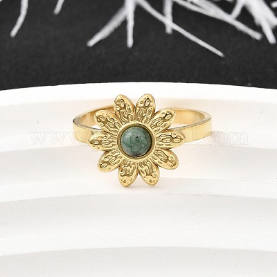 Кольца-манжеты из нержавеющей стали 304 для женщин RJEW-U062-02C-02G-1