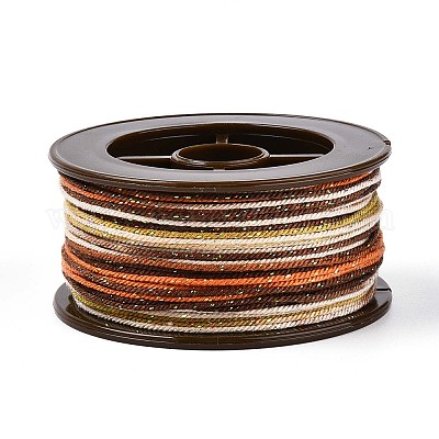 27 м сегментно окрашенные круглые полиэфирные витые шнуры OCOR-N009-02A-24-1