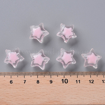 Прозрачные акриловые бусины TACR-S152-02A-SS2112-1