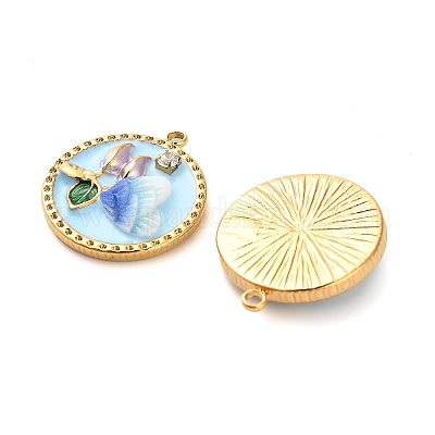 Подвески из нержавеющей стали 304 с эмалью STAS-B084-04G-03-1