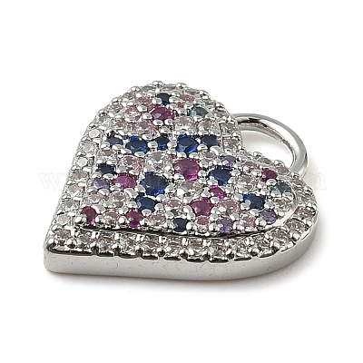 Латунные микро проложить кубического циркония подвески KK-I276-29P-01-1