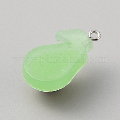 Подвески из полупрозрачной смолы RESI-WH0022-02B-1