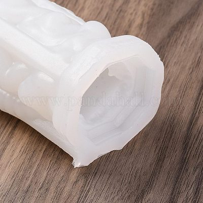 Дева мария богиня статуя свеча силиконовые Молды DIY-NH0010-01-1