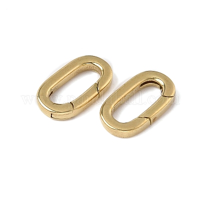 Латунные пружинные кольца&nbsp;KK-WH0062-61A-G-1