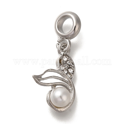 Подвеска из сплава с кристаллами и стразами в европейском стиле PALLOY-P307-16P-1