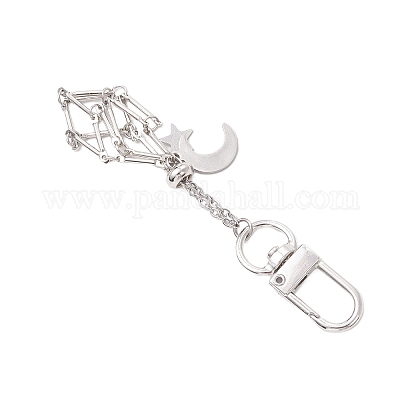 Латунный мешочек макраме пустой держатель для камня кулон украшение HJEW-JM03303-02-1