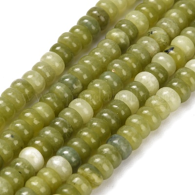 Натуральные китайские бусины из южного нефрита G-Z110-B21-2x4mm-1