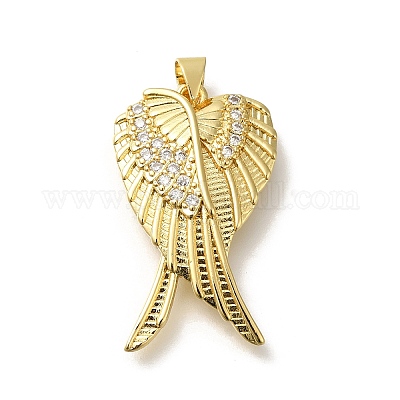 Реечное покрытие латунь с подвесками из кубического циркония KK-Z086-14G-02-1