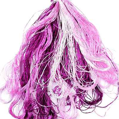 Настоящие шелковые нитки для вышивки OCOR-D012-01G-1