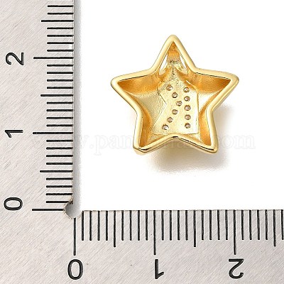 Стойки обшивки латунь микро проложить Циркон подвеску KK-I722-05G-K-1