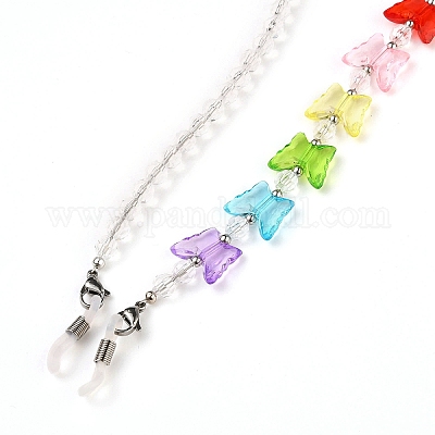 Wholesale Butterfly Design Eyeglass Chains for Women 