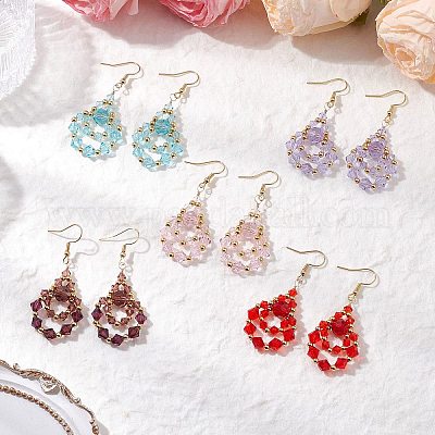 Серьги-подвески из нержавеющей стали 304 EJEW-JE06368-1