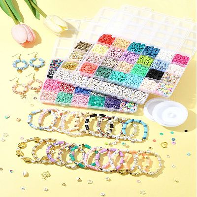 Наборы для самостоятельного изготовления сережек/браслетов DIY-FS0007-90-1