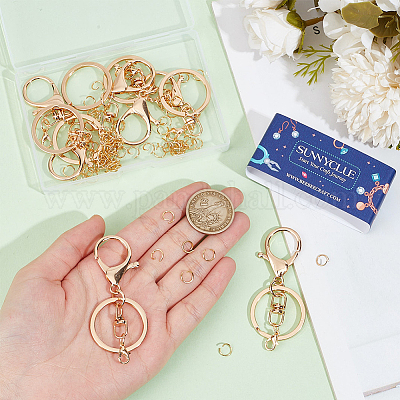 10 шт. железные застежки для брелка FIND-SC0009-50-1