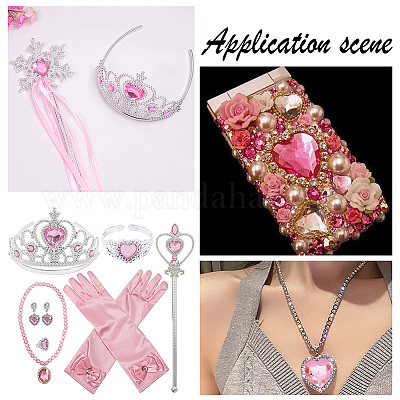 Акриловый кабошоны со стразами GACR-GA0001-03-1