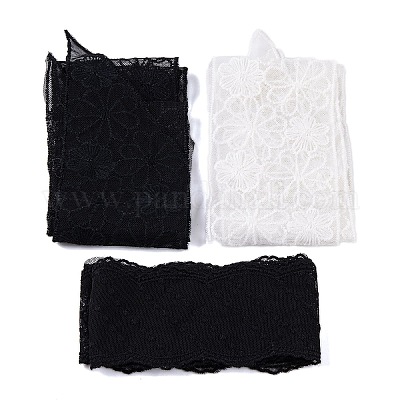 3 шт. 3-х стильная французская кружевная повязка на голову из полиэстера с вышивкой MRMJ-GF0001-38-1