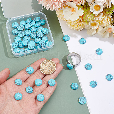 Synthetik Türkiscabochons&nbsp;TURQ-HY0001-09B-1