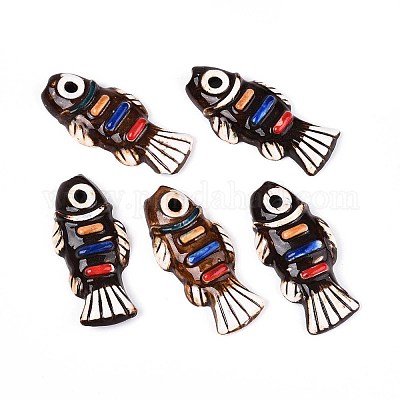 Ручной работы фарфора большие кулоны&nbsp;PORC-T133-37-1