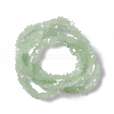 Стеклянные бусины с гальваническим покрытием  GLAA-C023-04C-1