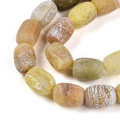 Естественные выветрившиеся агатовые бусины G-N344-42A-1