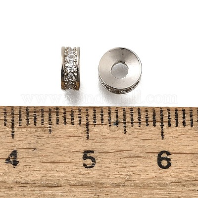 Латунные микропаве из прозрачного кубического циркония KK-M316-06P-1