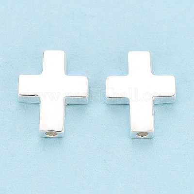 925 серебряный крестик с надписью «религиозный крестик» STER-N016-122S-1