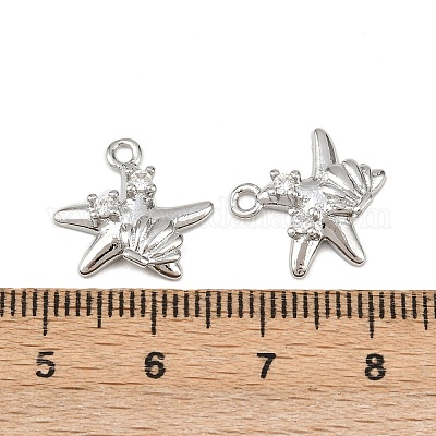 Латунные микро проложить кубического циркония подвески KK-K407-46E-P-1