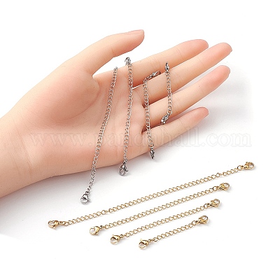 8 прядь 8 стиля удлинитель цепи из нержавеющей стали 304 STAS-YW0001-12-1