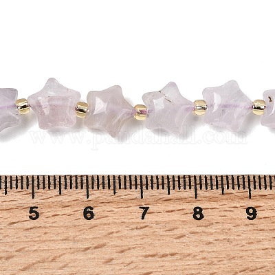 Природный аметист нитей бисера G-Z080-A29-10mm-1