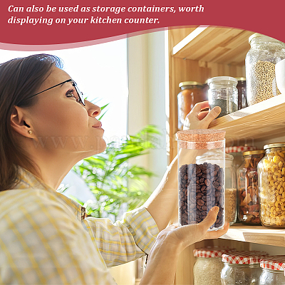 Пустая стеклянная банка AJEW-WH0083-46A-1