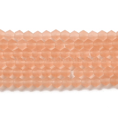 Имитировать нити бус из матового стекла из австрийского хрусталя GLAA-F029-TM4mm-B15-1