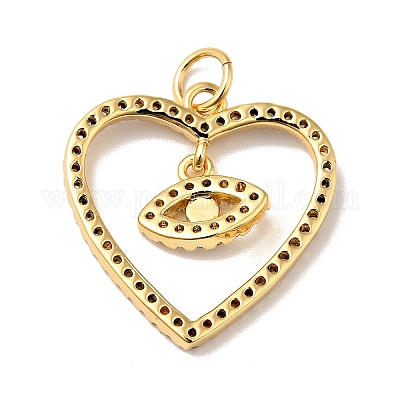 Покрытие стойки латунь микропаве прозрачные подвески из кубического циркония KK-H431-04G-1