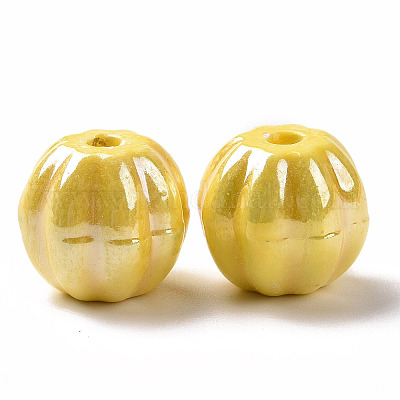 Перламутровые бусы ручной работы фарфора X-PORC-G010-01-1