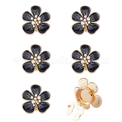 6 шт. запонки из эмалевого сплава DIY-FH0009-79B-1