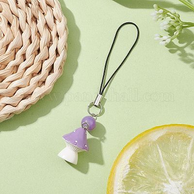 Подвесные украшения из непрозрачной смолы HJEW-JM01712-03-1