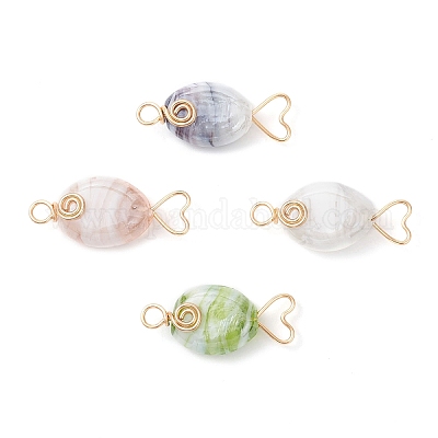 Подвески лэмпворк ручной работы PALLOY-TA00361-1